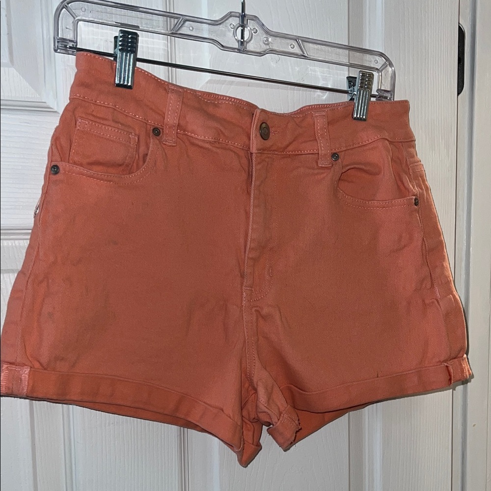 NOBO High Waist Orange Women's Shorts